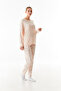 Rabbit Embroidered Crew Neck 2 Piece Pajamas Set - 5