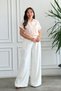 Wide Leg Draped Trousers - 2