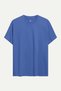 Blue Men's Regular Basic T-Shirt - 100% Cotton |   (Regular - Comet)
