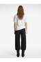 Modal Fabric Slim Fit Crew Neck Short Sleeve Asymmetrical T-Shirt - 3