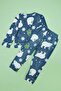 Polar Bear Patterned Fleece Unisex Children's Pajama Set - 4