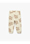 Cotton Blend Lace-Up Waist Printed Fleece-Lined Jogger Sweatpants - 4
