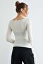 Boat Neck Transparent Blouse - 6