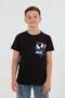 100% Cotton Text Printed Boy's T-Shirt - 2