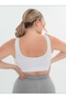 Panax Model Anti-Sagging Corset Bra, Seamless Padded Bra, White Color - 3