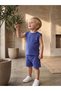Baby Boy Cotton Sleeveless T-Shirt and Shorts Set - 3
