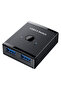 محول USB 3.0 ثنائي الاتجاه بمدخل واحد ومخرجين، كابل مشاركة للوحة المفاتيح والماوس ومحركات الأقراص USB والطابعة - 7