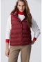 Bordo Casual Yelek - 4