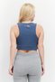 Women Sportswear Fit Sleeveless Training Tank Top, Dusty Blue - 3