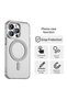 Husa MagSafe pentru iPhone 14 Pro, Techsuit, CandyCase, Alba - 2