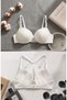 Ecru Bra with Crossed Lace on the Back and Padded Cups - 2