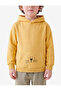 Shardonlu Long Sleeve Kangaroo Pocket Lion Printed Hooded Sweatshirt - 2
