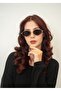 Unisex Geometric Sunglasses Gold Color Frame Smoked Glass Uv Protection Matt C4 - 3