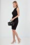 Ribbed Shoulder Window Detailed Dress - 3