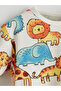 Original Oval Collar Printed Baby Boy Pajama Set 2-Piece - 8