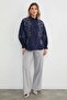 Geometric Embroidered Loose Shirt - 2