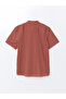 Nevavm Regular Fit Short Sleeve Linen Blend Men's Shirt with Difference - 6
