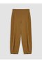 Trendlucky Women's Textured Trousers with Elastic Waist and Difference in Color - 5