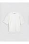Two Mt Shop Quality Lcw Kids White Oval Collar Girls' T-Shirt