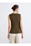 Esvab • Modern & Distinctive Zero Roba Collar Textured Blouse - 5