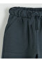 Two Mt Shop Quality Lcw Kids Anthracite 2 Thread Plain Standard & Regular Boys' Shorts - 4