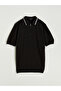 Esvab • Modern & Distinctive Devrik Roba Collar Men's Knitwear T-Shirt - 6