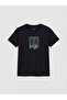 Original Oval Collar Printed Boy's T-Shirt