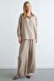 Basic Buttoned Casual Crinkle 2-Piece Set - 5