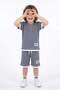 Armalı Honeycomb Fabric Piping Boys' 2-Piece Set - 2