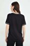 Stoned Bowknot Printed Casual T-Shirt - 8