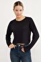 Basic Crew Neck Thin Knit Sweater - 3