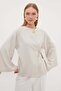 Single Button Sleeve Slit Jacket - 6