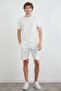 Honeycomb Fabric Waist Tie Pocket Shorts