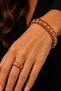 Copper with Ring Handmade Bracelet Luxurious Craftsmanship Useful for Health Wristband Bracelet Copper - 4