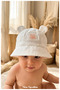 The Sweetest Protector of Summer: Bucket Hats with Ears for Babies (0-18 Months) (Size 43-46 cm) - 2