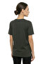 Women's Smoked Basic 100% Cotton Crew Neck Comfortable Fit T-Shirt - 4