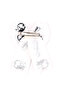 White Ataturk Printed Girl's Clip Buckle - 3