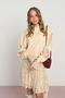 9-14 Years Old Modern Dreamy Girl's Set-Latte - 3