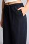 Wide Leg Double Pocket Regular Waist Standard Length Trousers F6249Ax25Au - 4