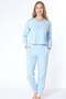 Women's Long Sleeve Pajama Set – Comfortable Home Wear Tracksuit Pajama Set 09-278 - 5
