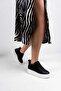 Women's Hidden Heel Black BT Sports Shoes - 6