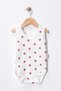 100% Cotton Set of 6 Sleeveless Baby Bodysuits - Newborn & 3-12 Months |   Bear, Animal, Heart, Mom Dad, Carrot and Cute Bear - 3