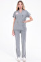 Spaniard - Technical Services Jersey Lycra Scrubs (Women) (Compliant with New Regulations - Neutral Gray) - 3