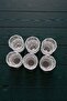 6 Pieces Glass Water Glass Cutting Model - 300 ml - 3
