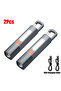 Lithium ion ZOOM 0307 Grey Strong Lighting ABS Flashlamp USB Charging Portable Outdoor EDC Torch Cam - 6