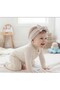 Baby Girl Children's Bow-Tie Hairband, 100% Cotton Combed Cotton, Non-Slip, Ultra Flexible Soft Headband - 4