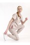 Cream Color Jogger Leg Luxury Lycra Uniform Sets High Quality Lycra Scrubs - 2