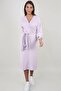 Belted Double-Breasted Collar Dress (B21-1677) - 2