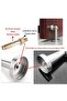Screw-On Magnetic Metal Stopper for Behind the Door, Chrome Holder, Holder, Stopper - 6