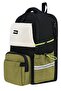Luxury Unisex Multi-Compartment Water-Resistant Fabric Middle School High School School and Laptop Backpack / 641 - 3